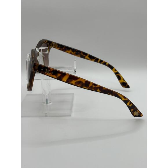 Oscar de la Renta Tortoise Oversized Sunglasses Brown Gradient Lens
